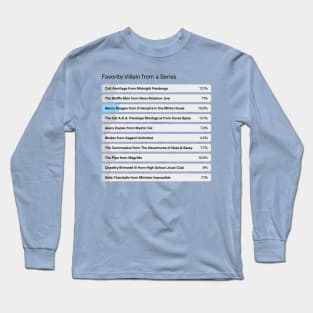 Favorite Villains Long Sleeve T-Shirt